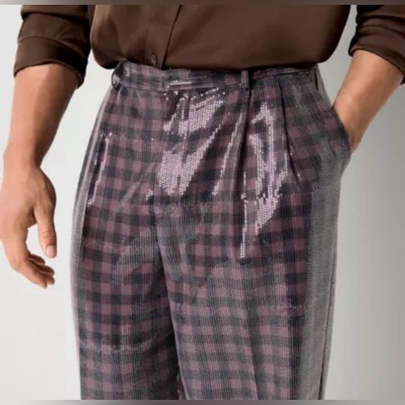 Johnny Wujek Sequins Mens Pants L - Picture 2 of 4